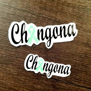 Chingona ribbon Sticker