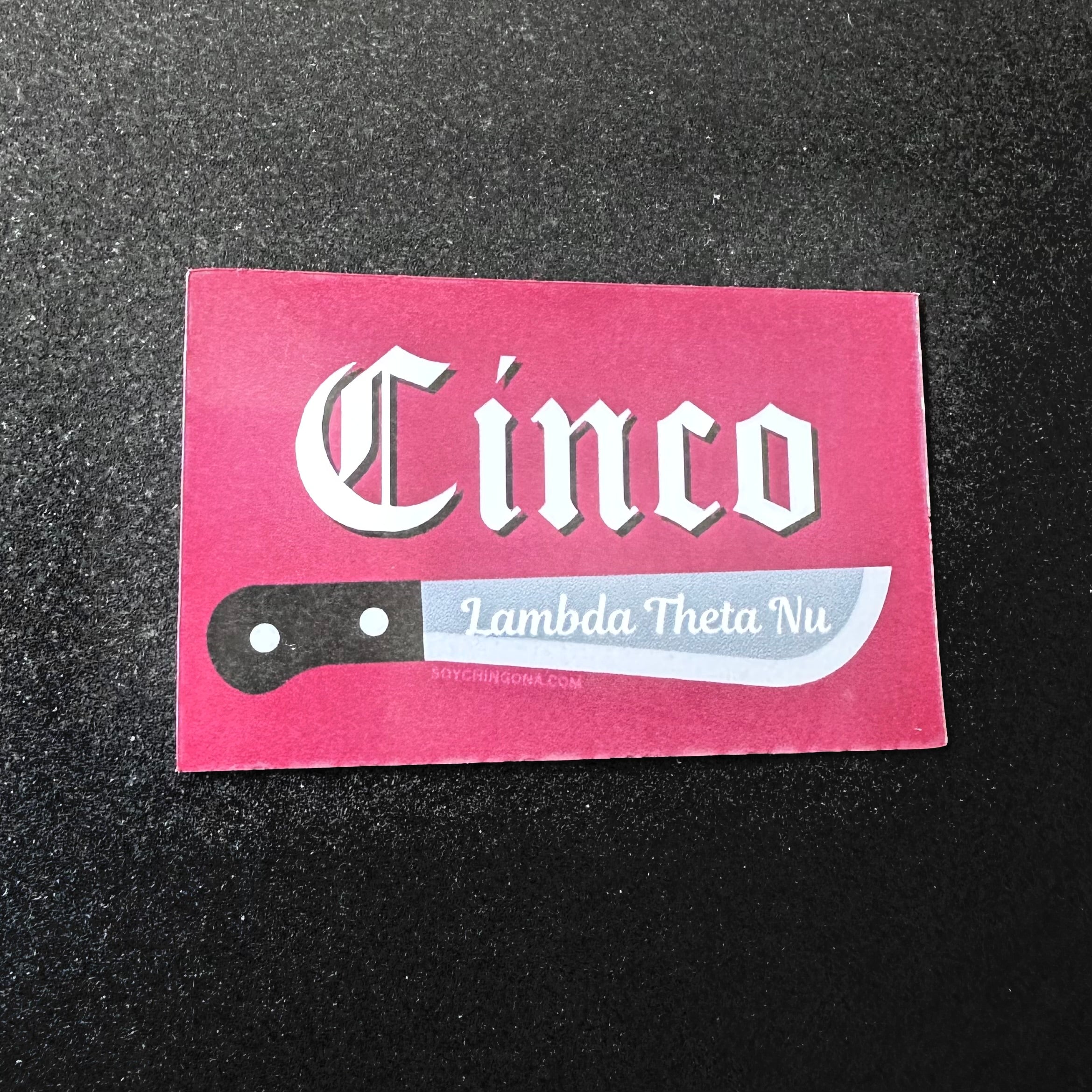 Number Cinco LambdaSticker