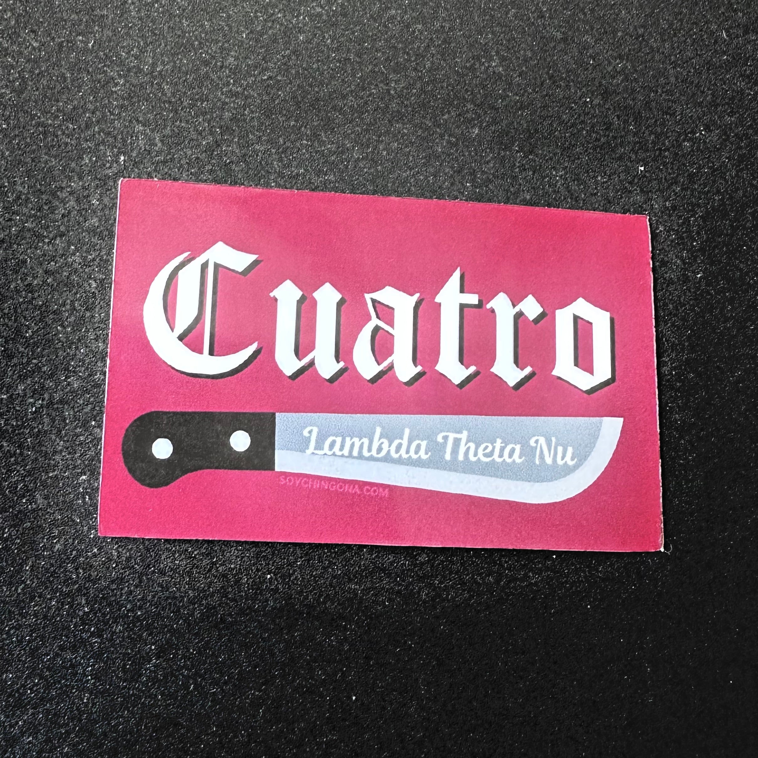 Number Cuatro LambdaSticker