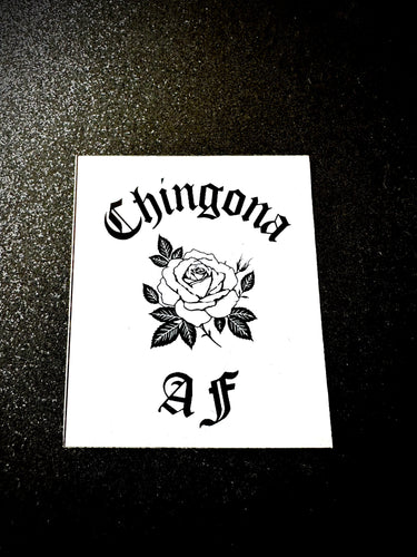 Chingona AF Sticker