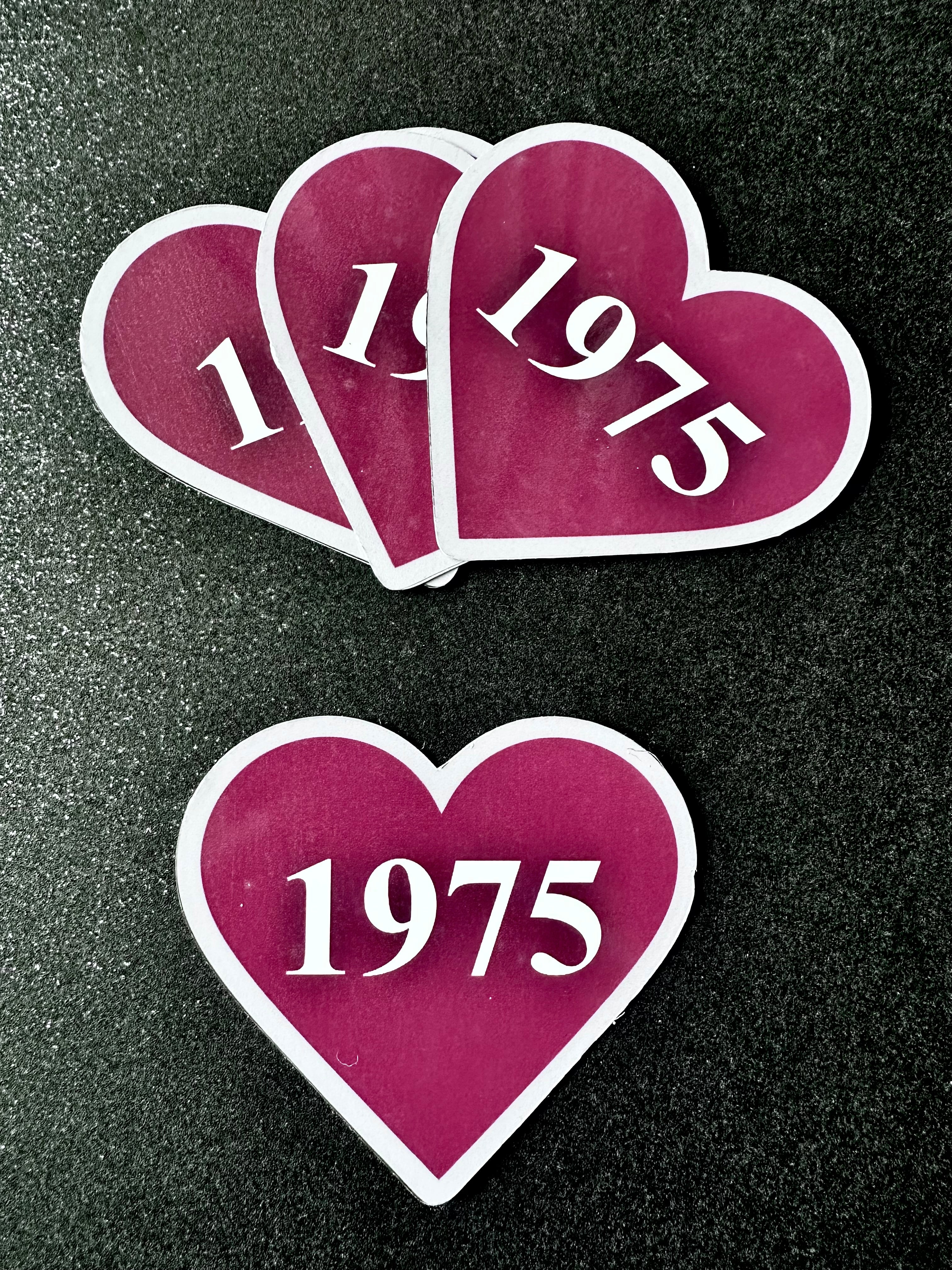 1975 Heart Sticker