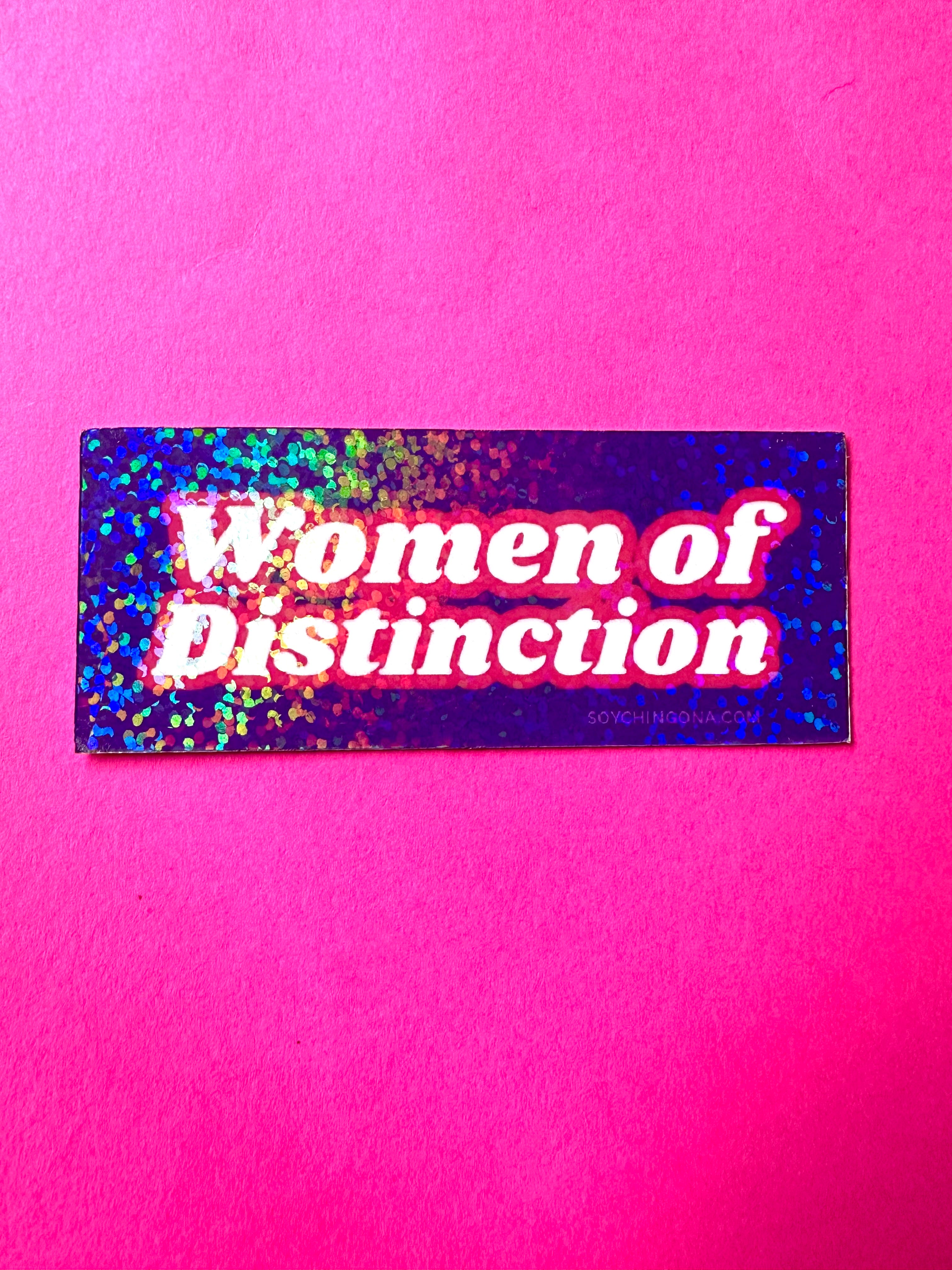 Women of Distinction Sticker