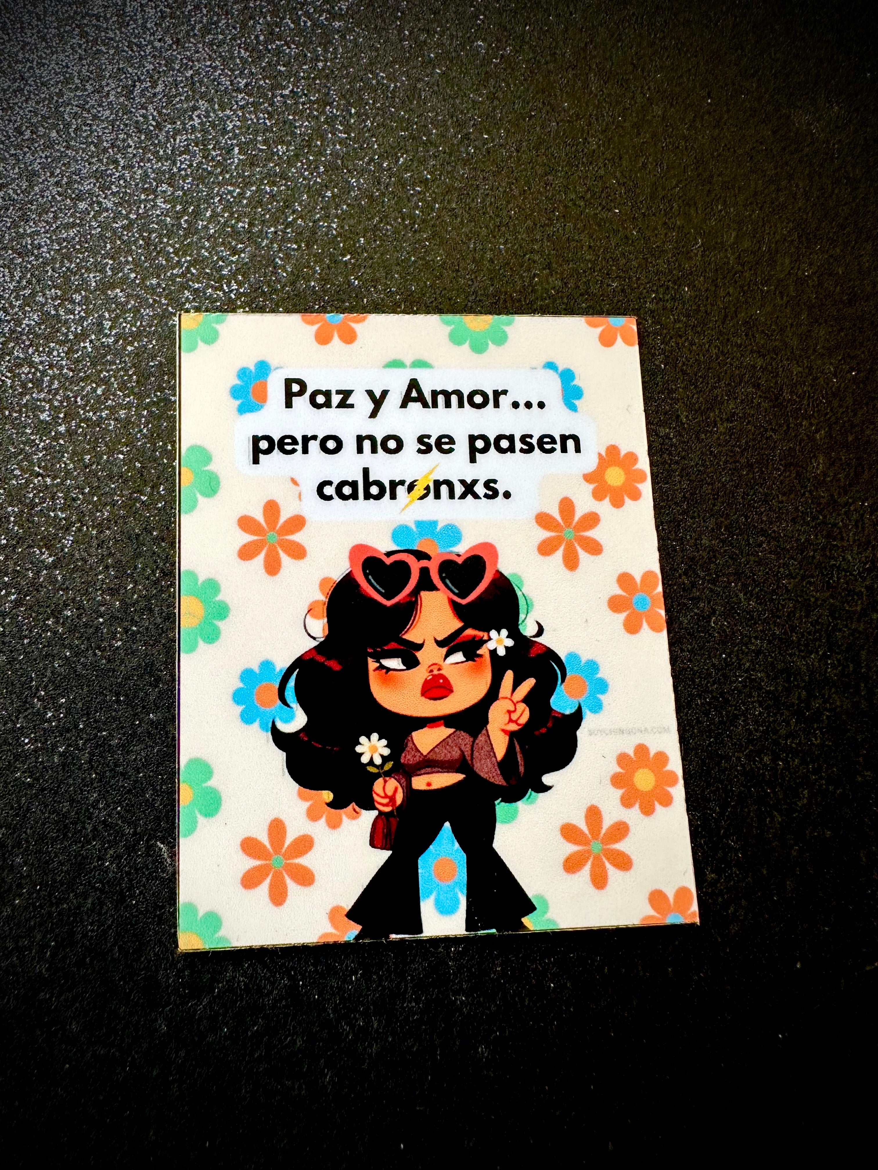 Mija - Paz y Amor Sticker