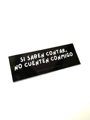 Si saben Contar Sticker