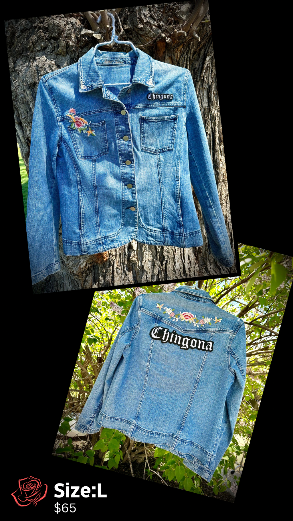 Chingona Flores Jacket