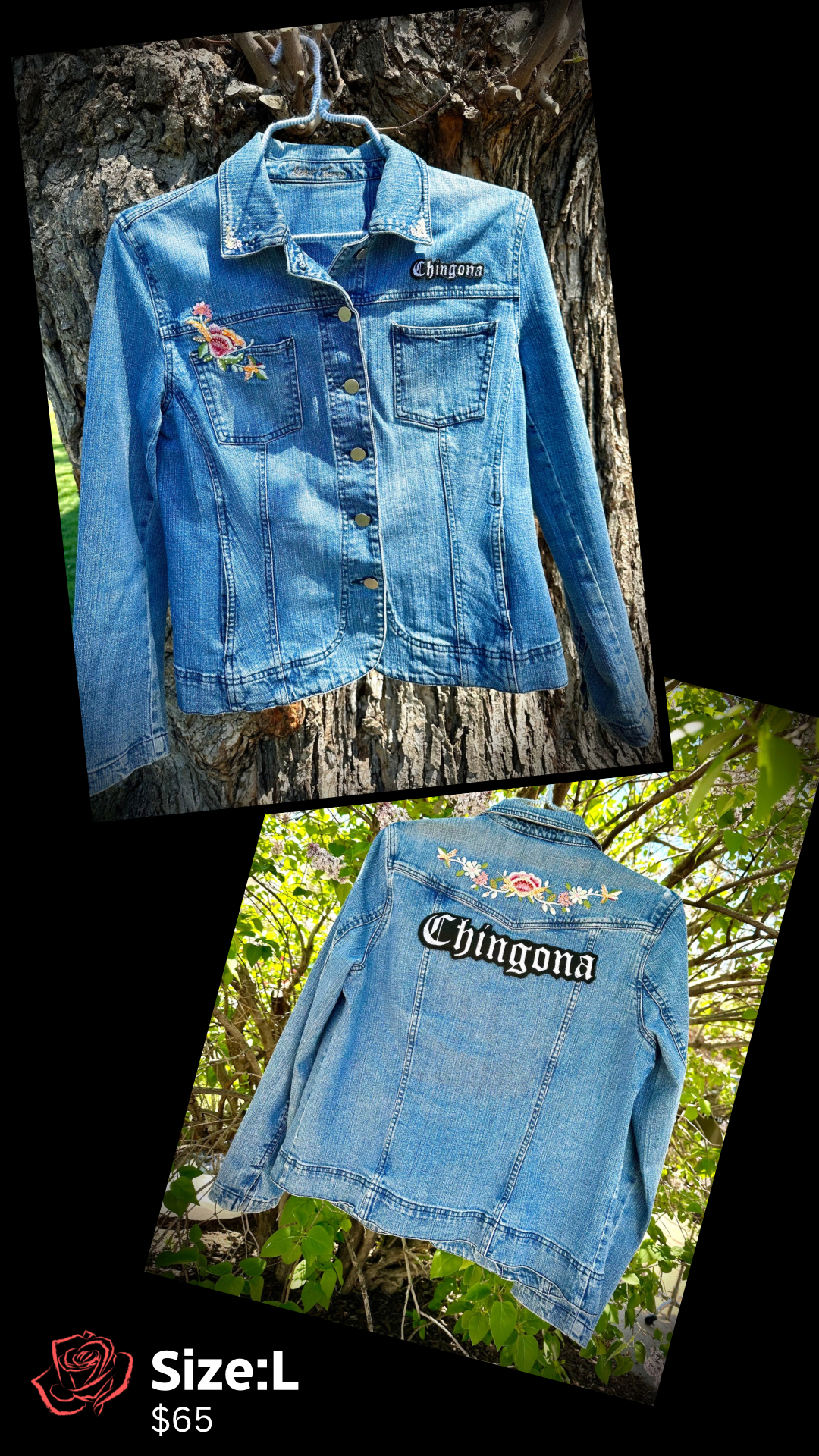 Chingona Flores Jacket