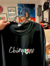 Load image into Gallery viewer, Chingona Heart Flag Sweatshirt