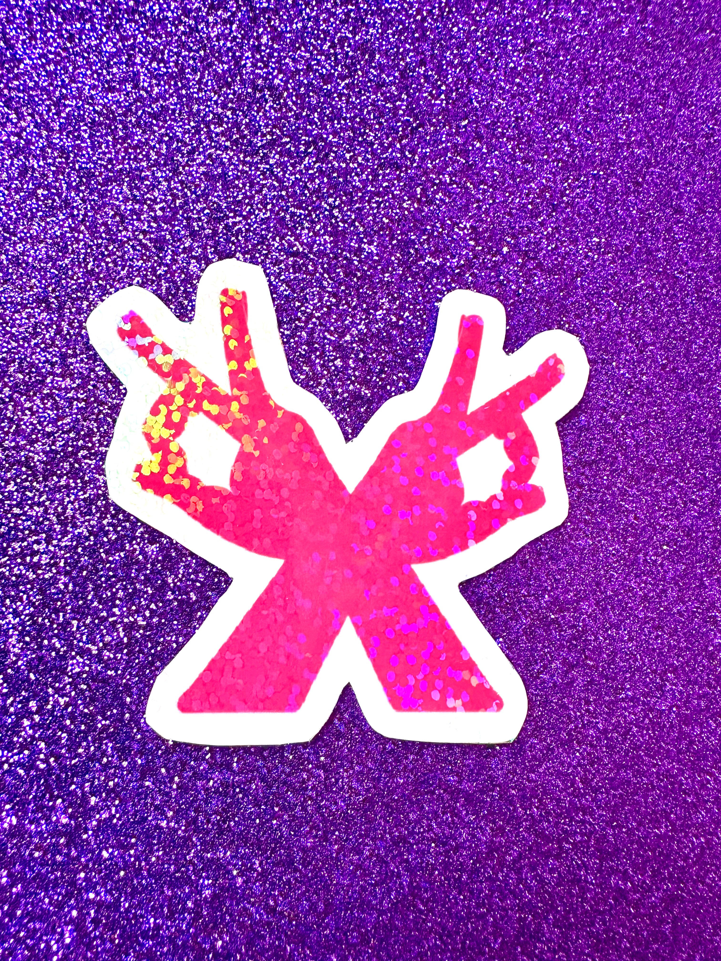 Gamma Hands Sticker
