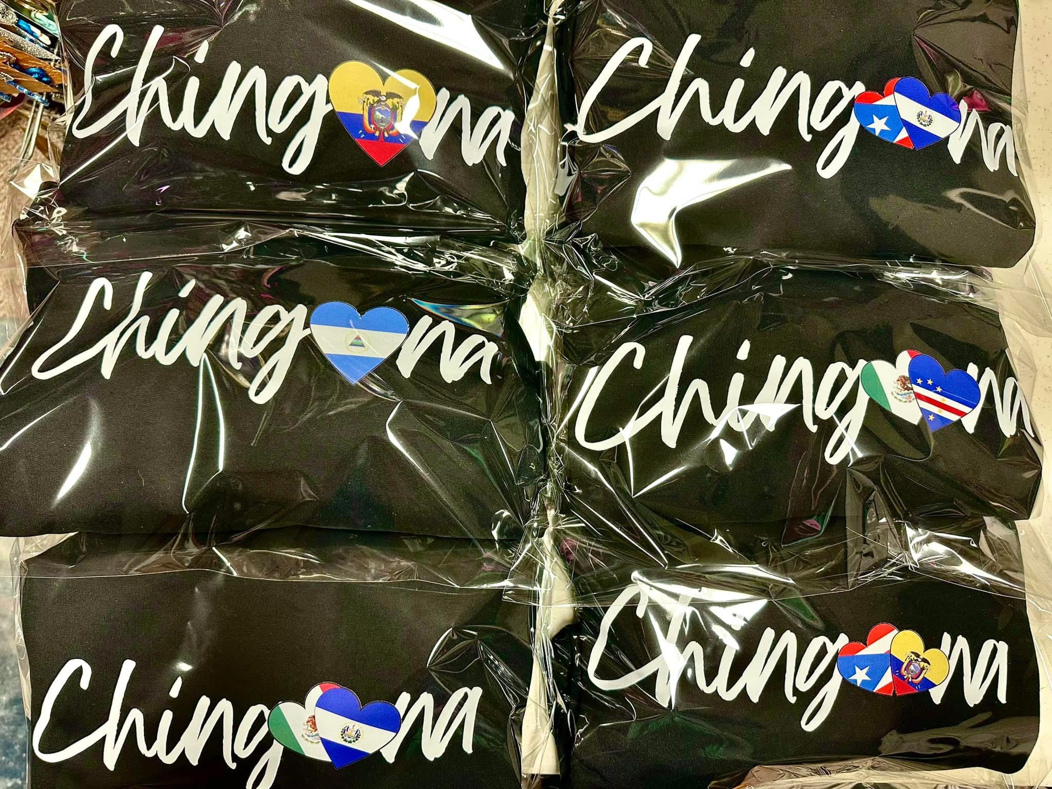 Chingona Heart Flag Shirt