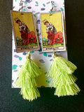 Strength Tarot Card Earrings
