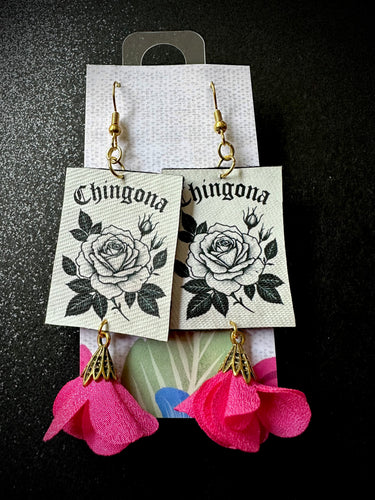 Chingona Rosa Earrings
