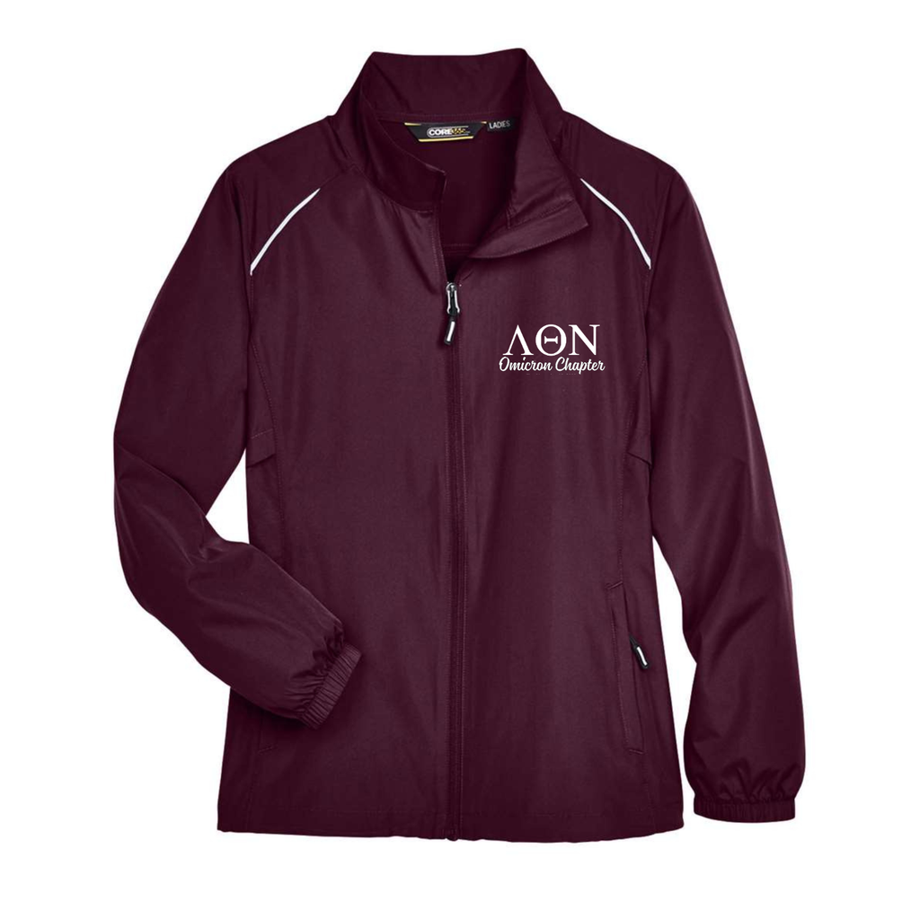 Burgundy Lambda Chamarra