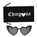 Heart CatEye Sunglasses - Black