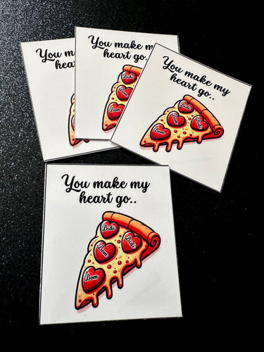 You make my heart go Sticker