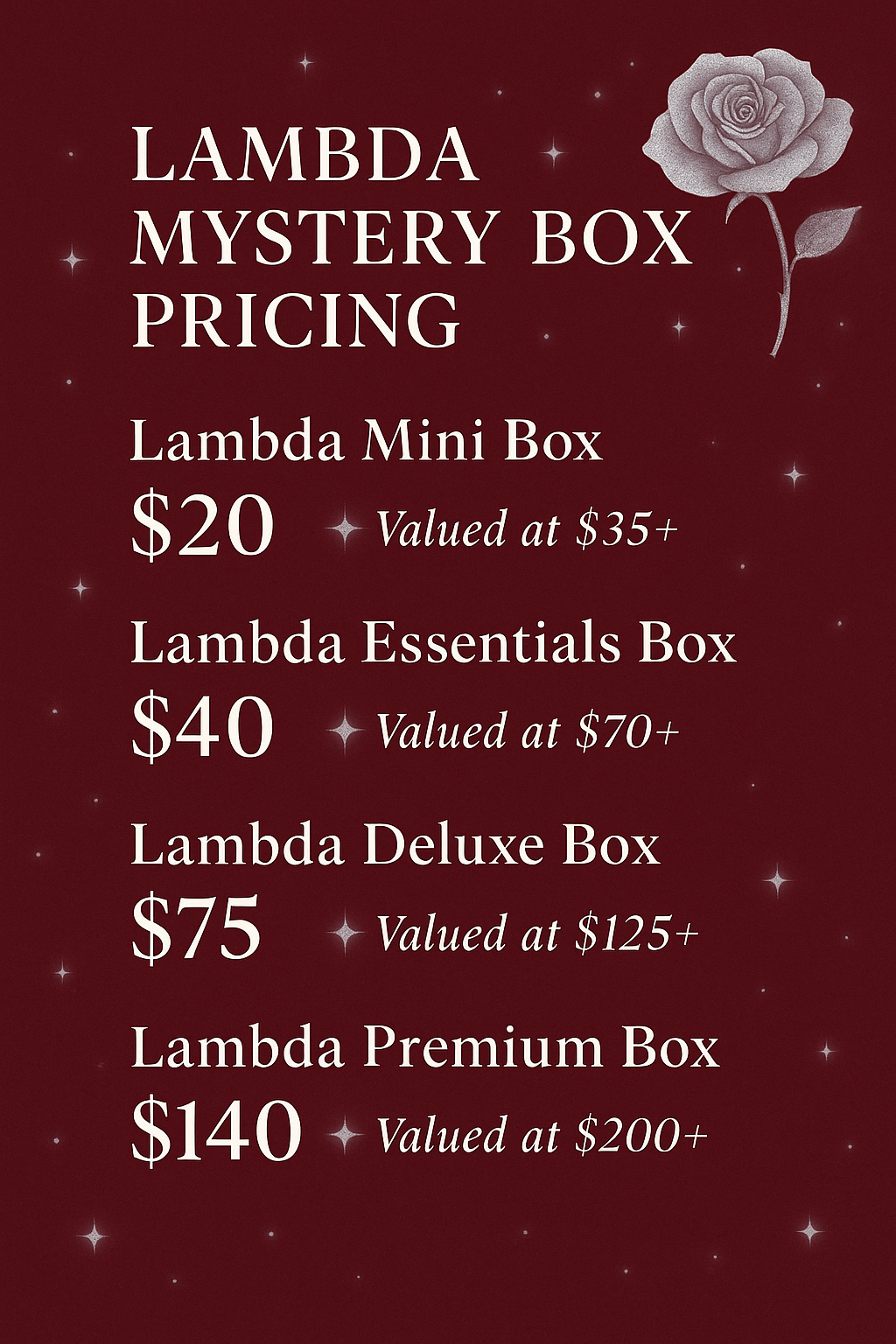 Lambda Mystery Box