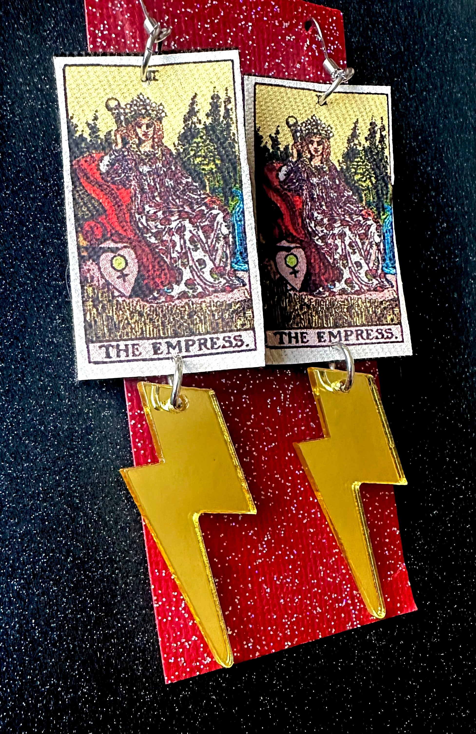 The Empress Tarot Card Earrings