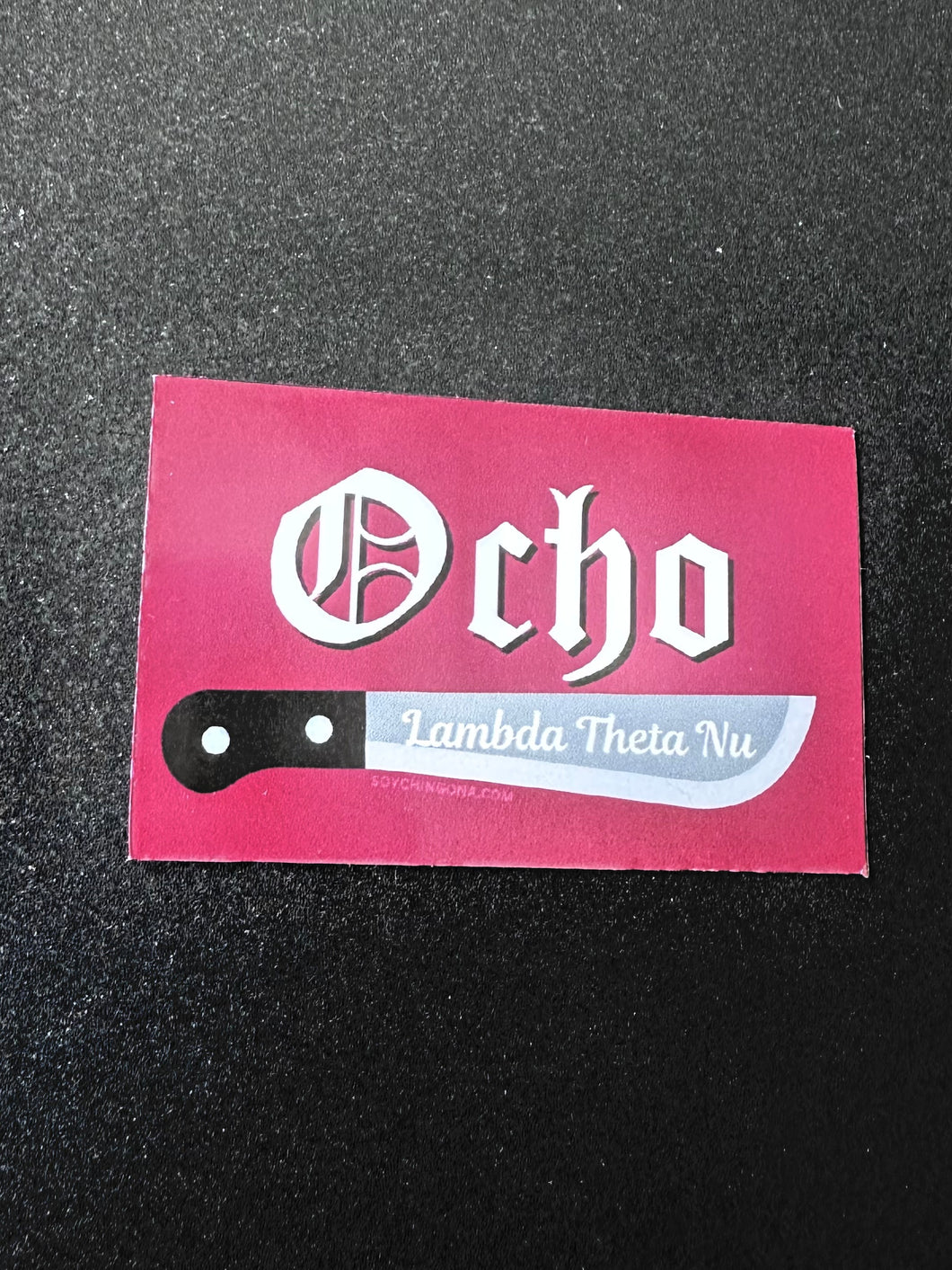 Number Ocho LambdaSticker
