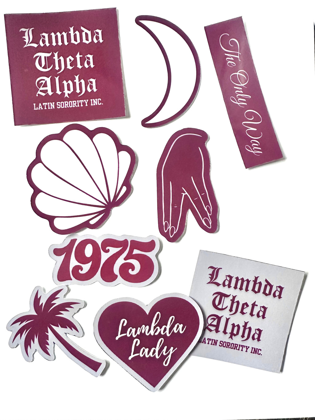 Lambda Lady Sticker Pack