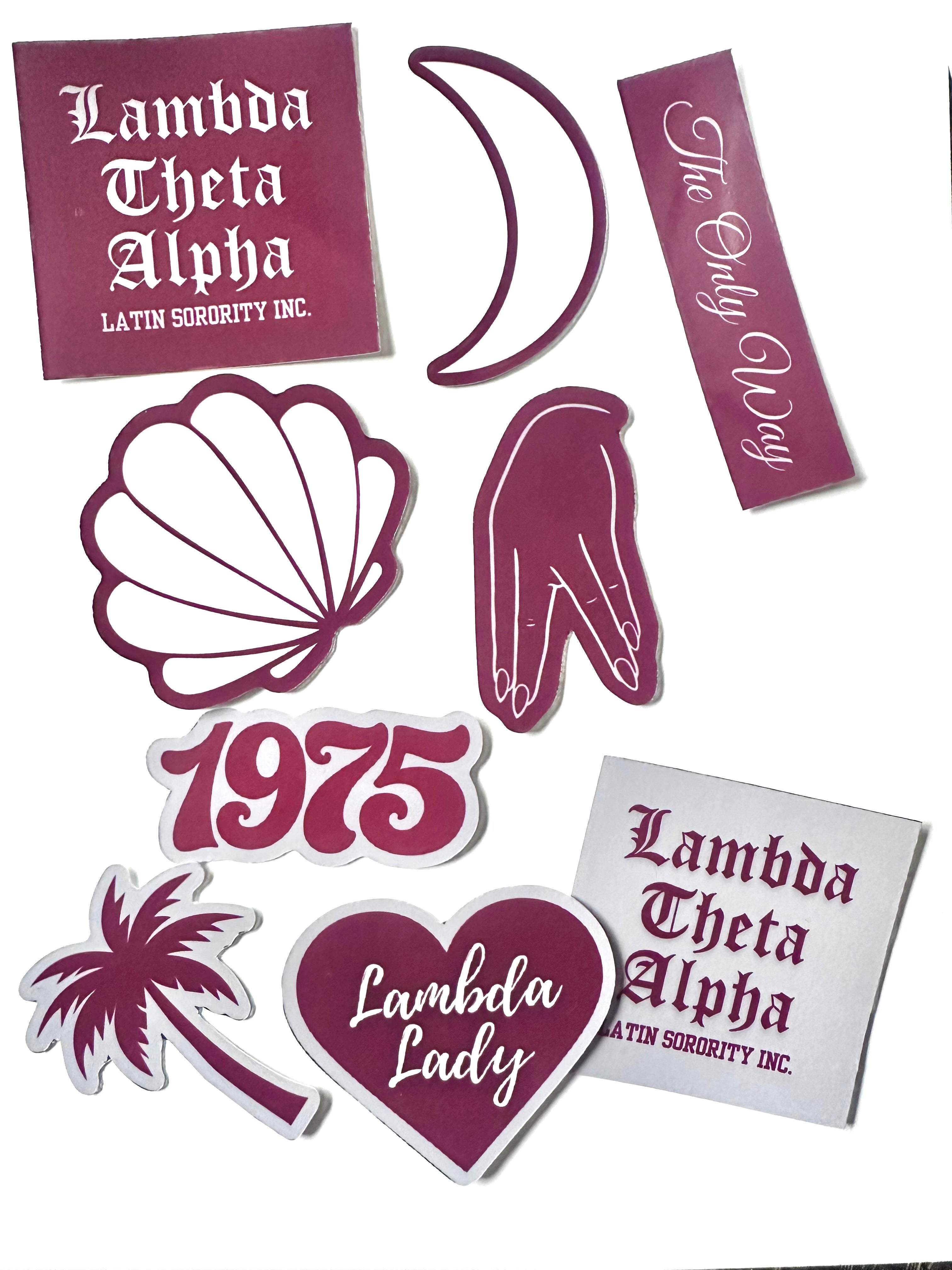 Lambda Lady Sticker Pack