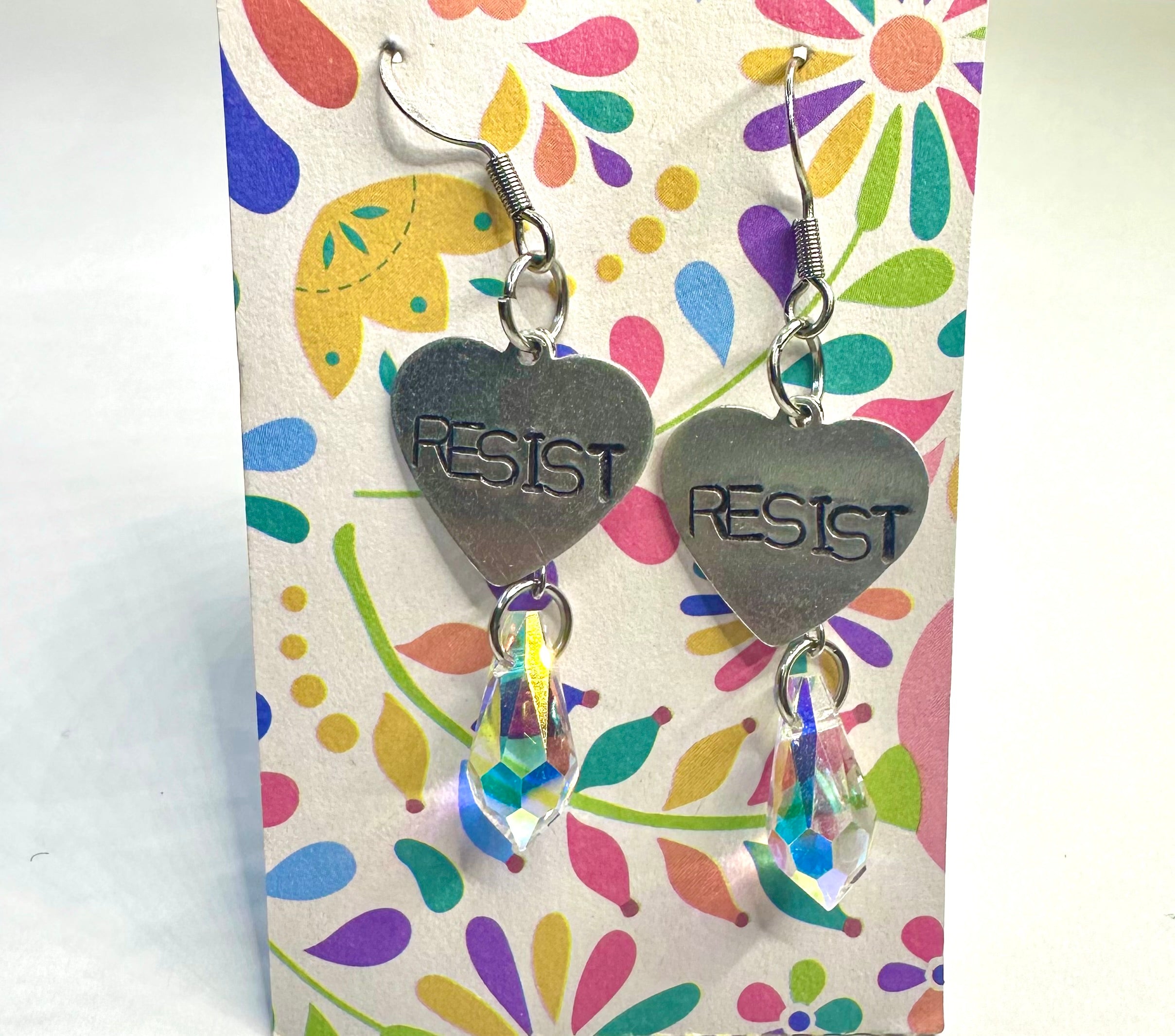 Resist Earrings