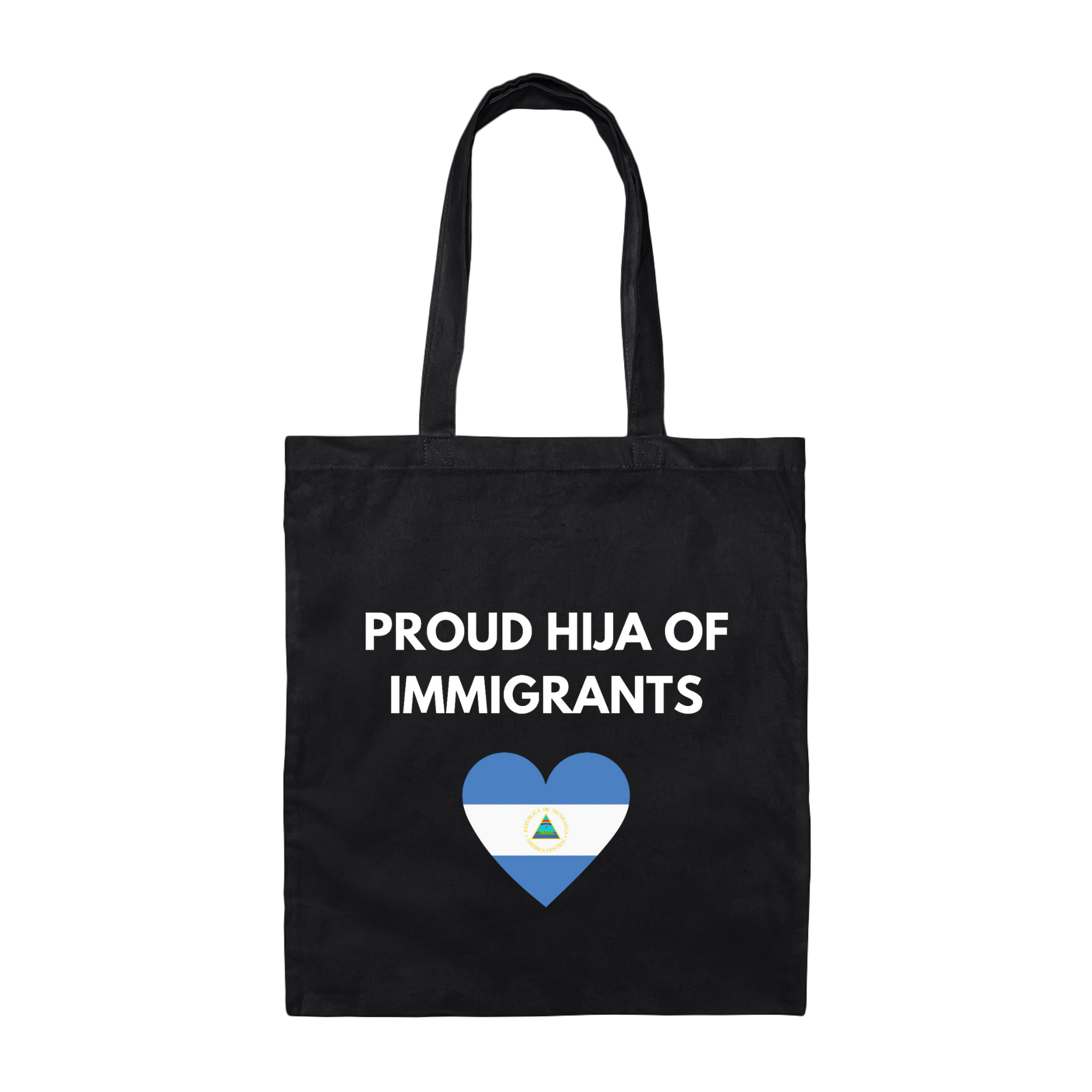 Canvas Tote - Proud ______ of Immigrants Shirt