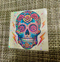 Sugar skull holographic Sticker