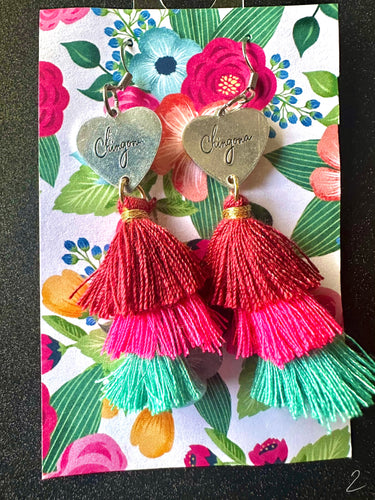 Chingona Tassel Earrings