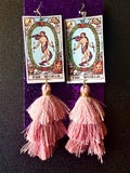 The World Tarot Card Earrings