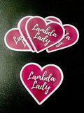 Lambda Lady Sticker