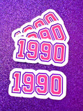 1990 Sticker