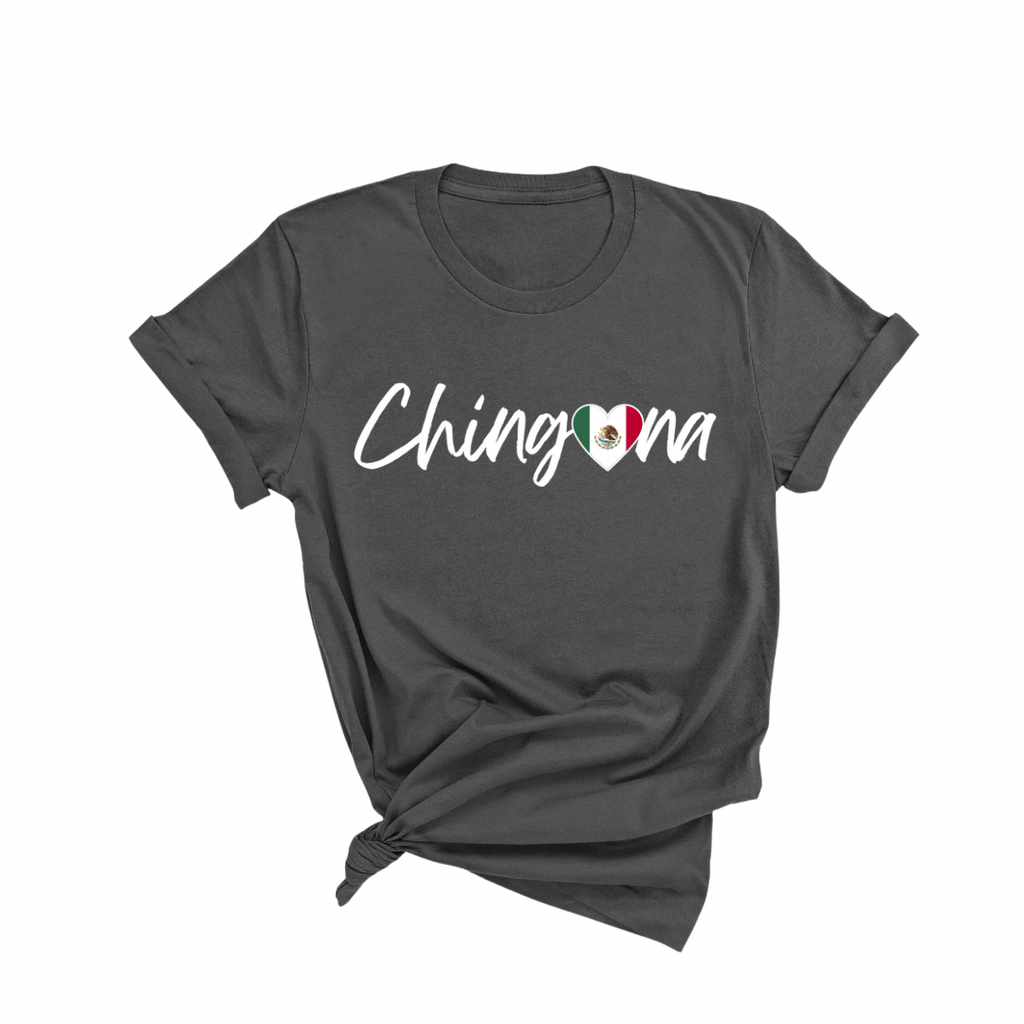 Chingona Heart Flag Shirt