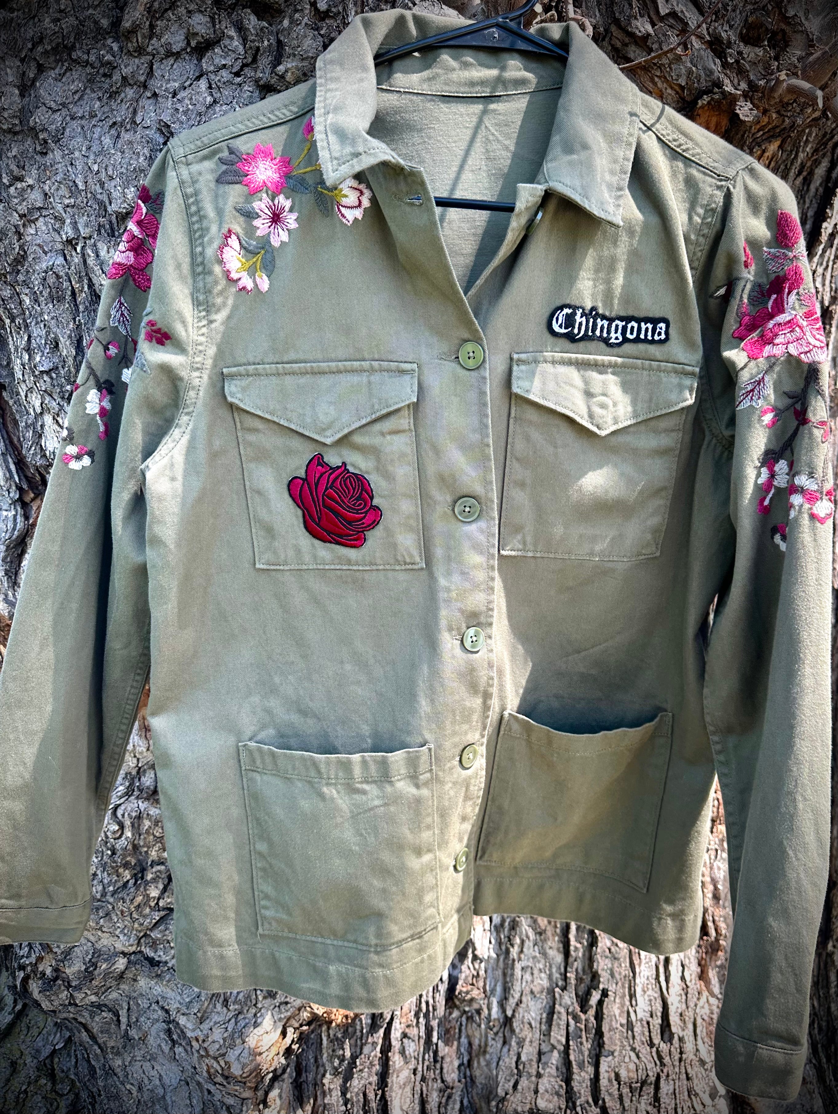 Chingona Flores Jacket