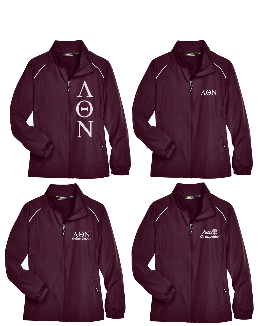 Burgundy Lambda Chamarra