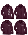 Burgundy Lambda Chamarra
