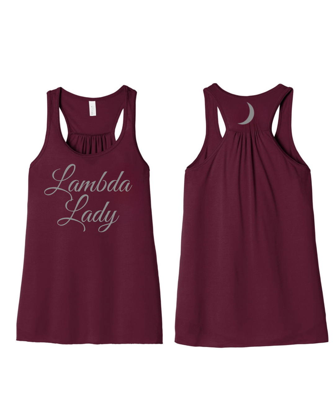 Lambda Lady Luna Racerback tank