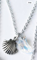 Concha Luna Crystal Necklace