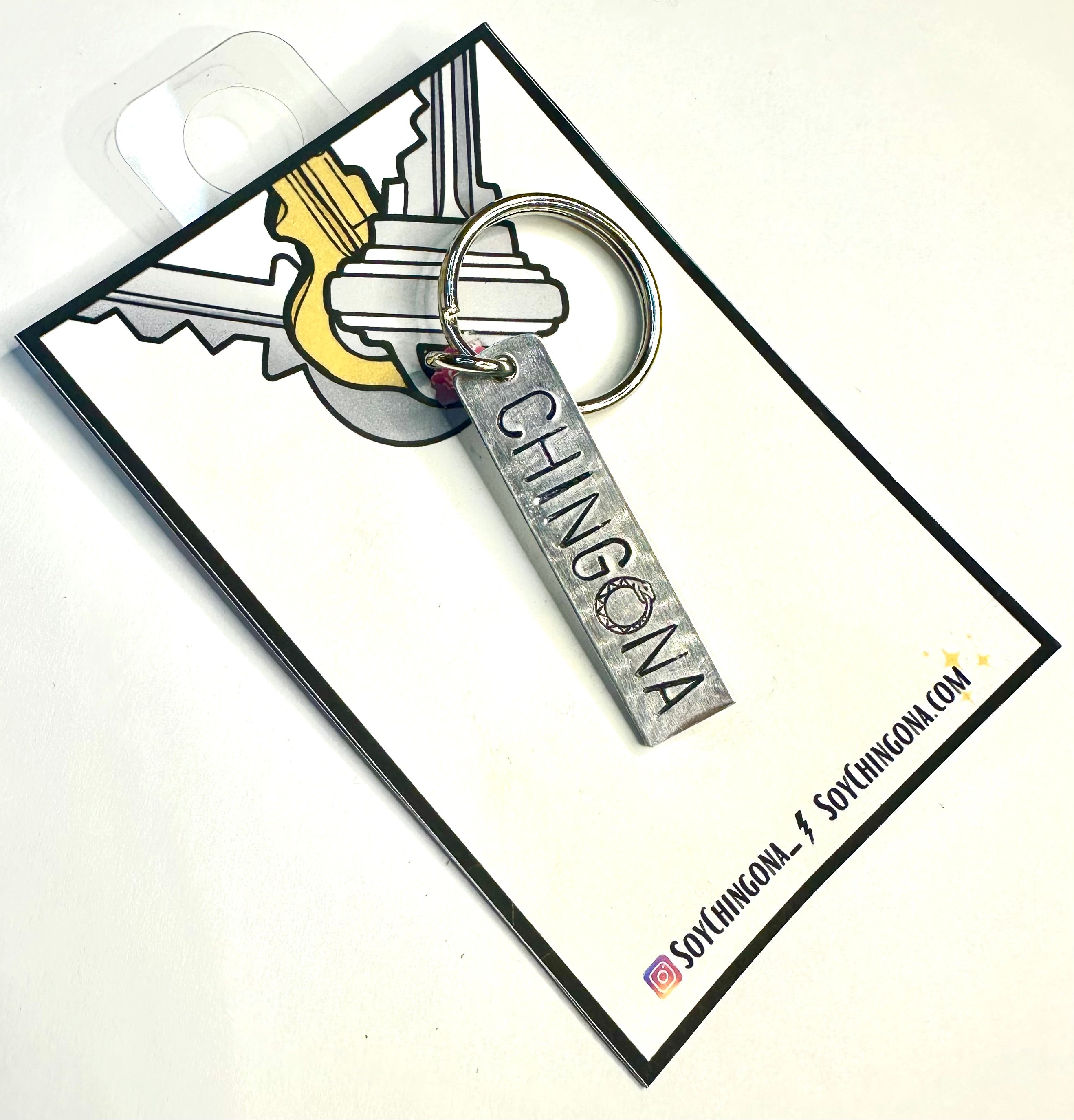 Chingona Snake KeyChain