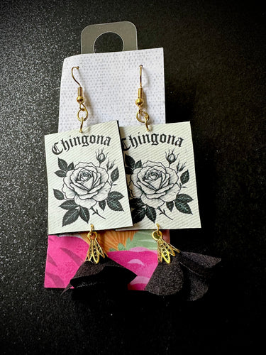 Chingona Rosa Earrings