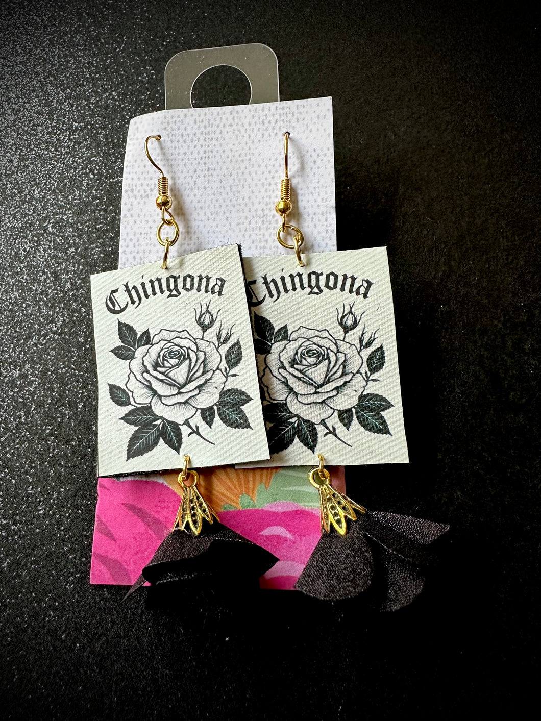 Chingona Rosa Earrings