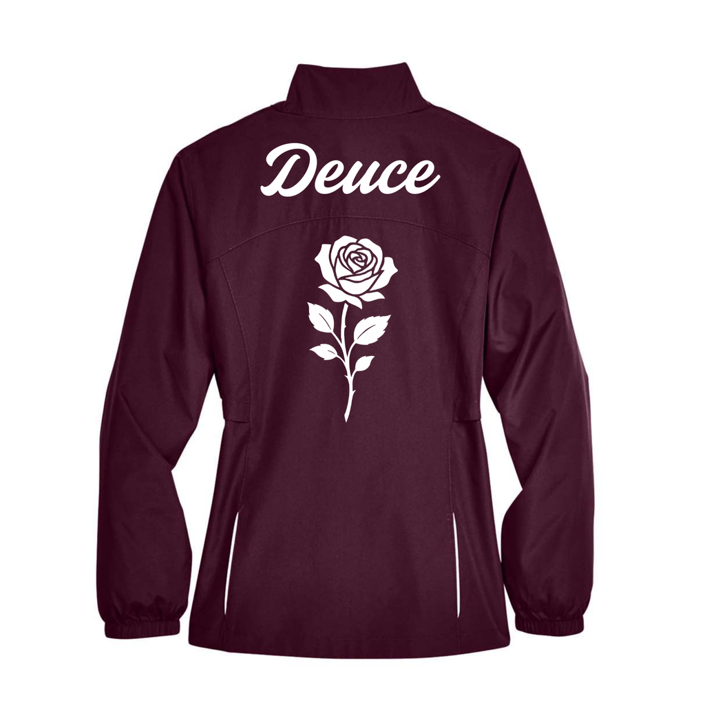 Burgundy Lambda Chamarra