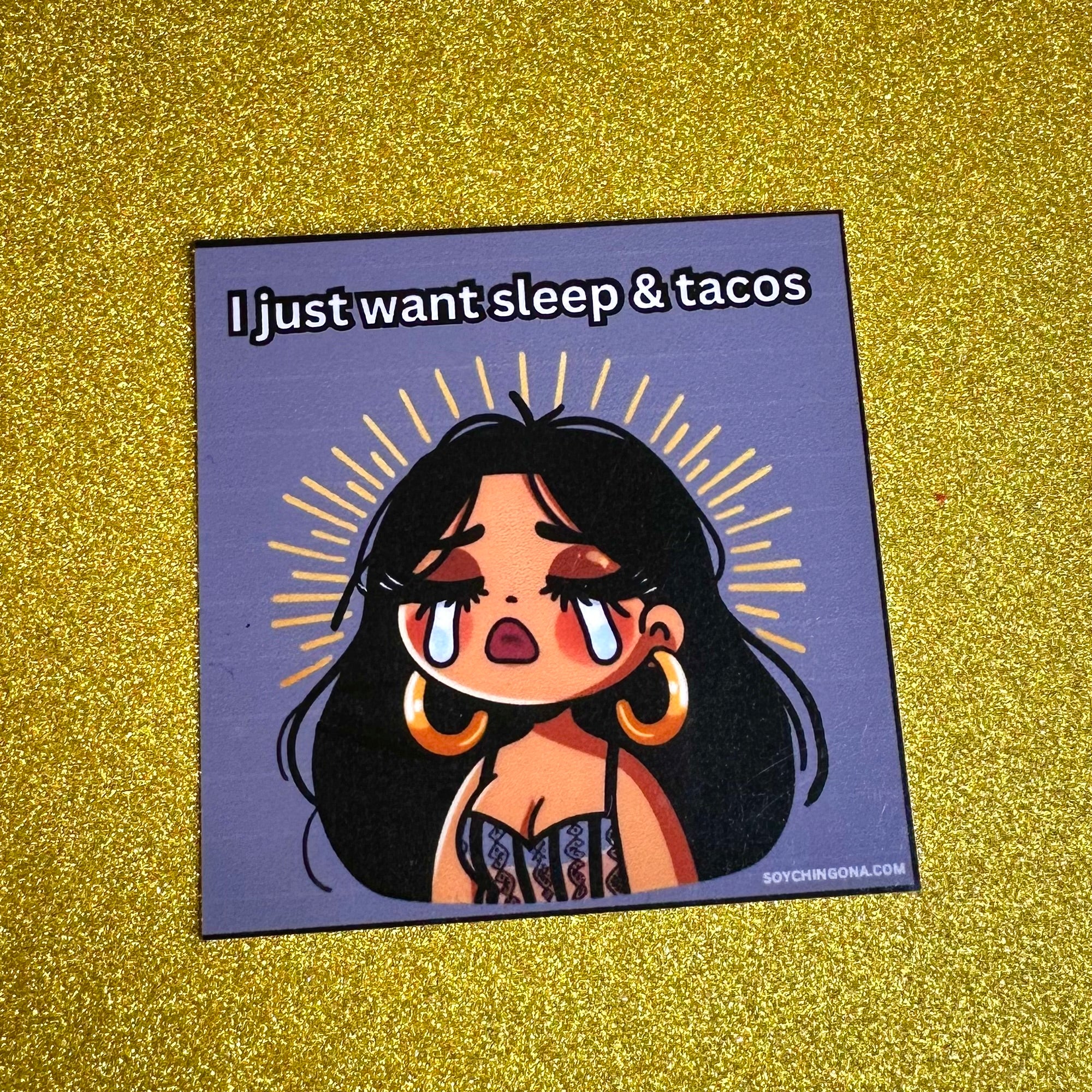 Mija - sleep & tacos Sticker