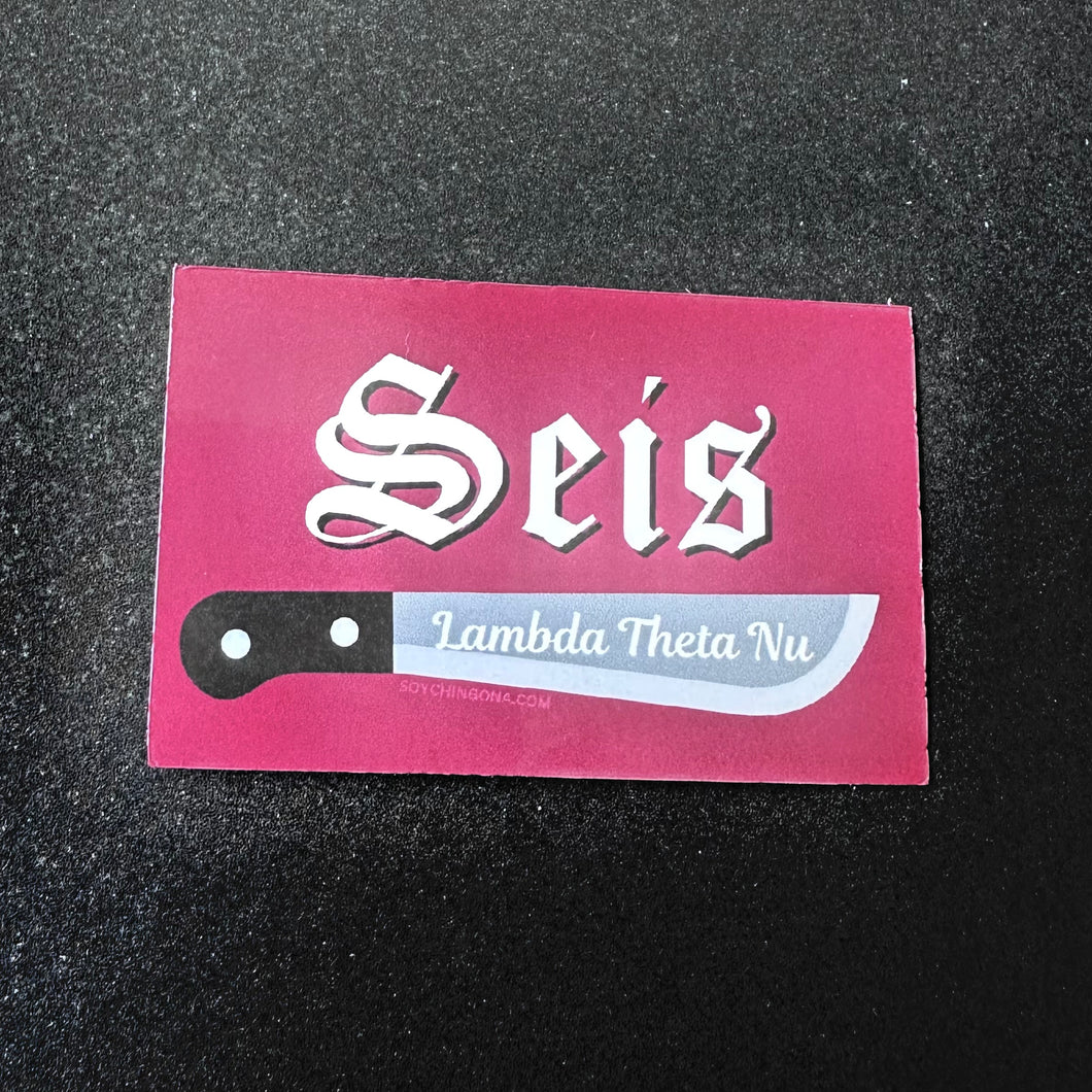 Number Seis LambdaSticker