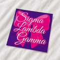 SLG pink Bow Sticker