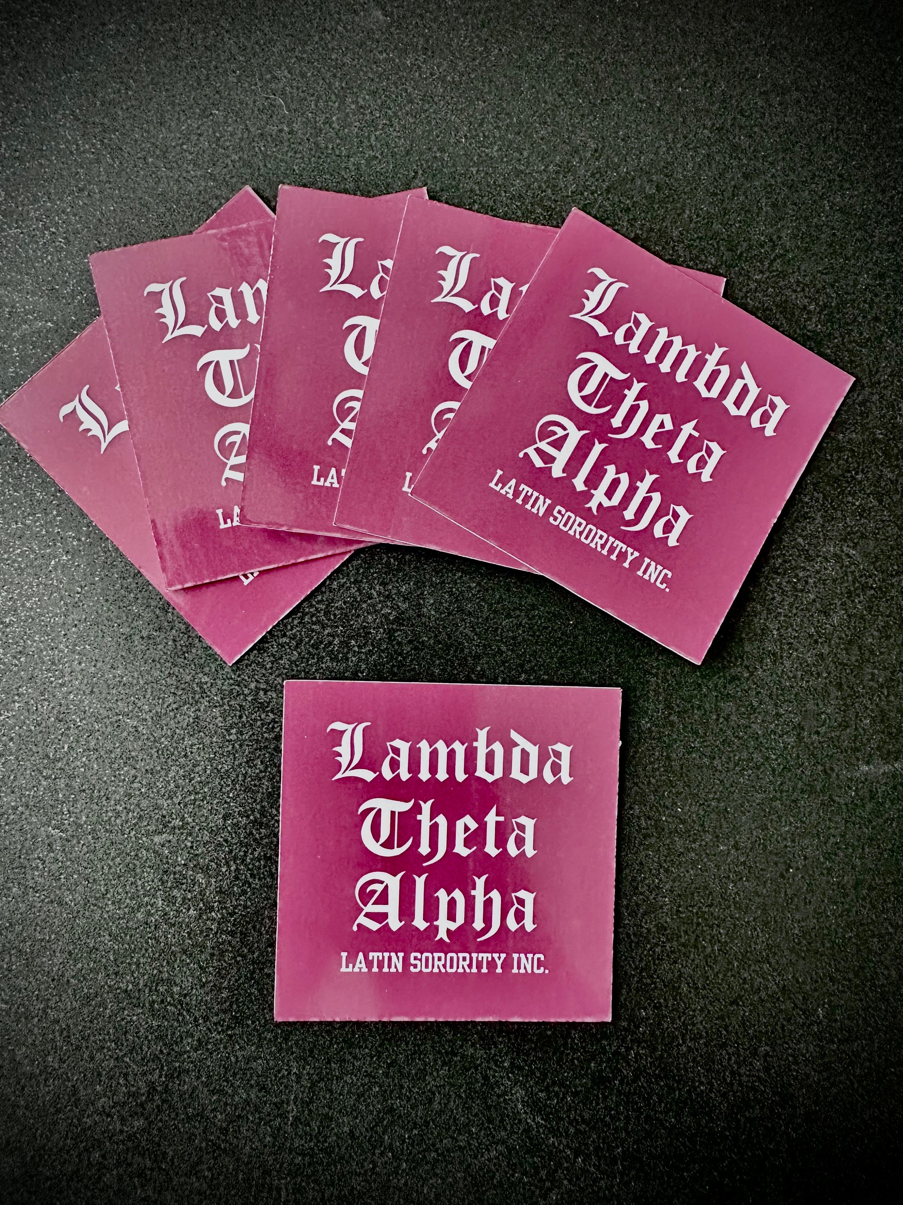 LTA on Burgundy Sticker