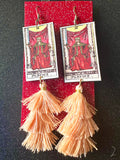 Justice Tarot Card Earrings