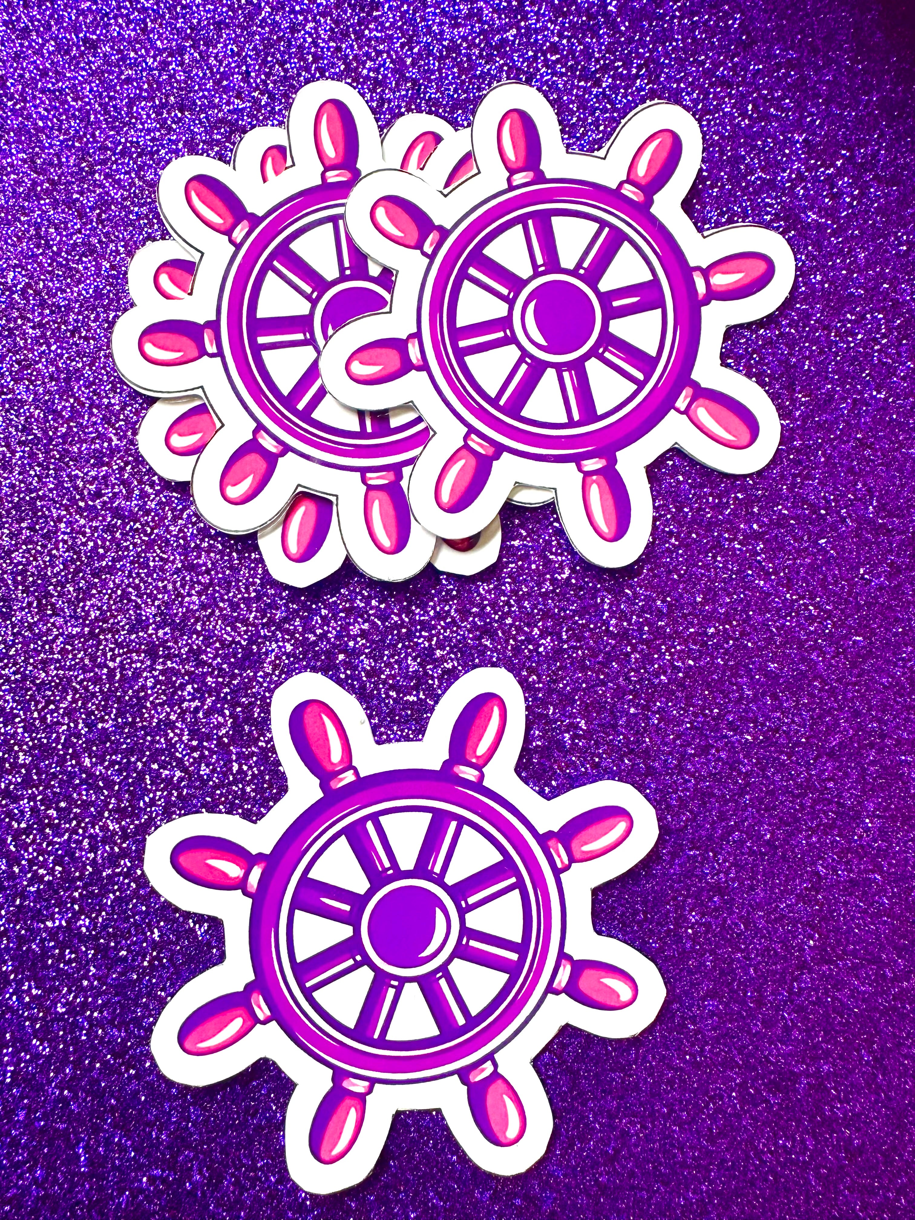 Captain Wheel Sticker