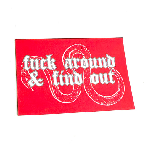 F around & find out Sticker