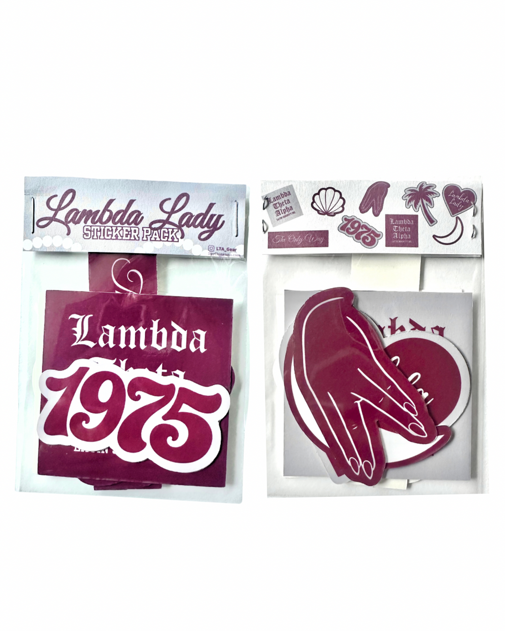 Lambda Lady Sticker Pack