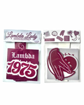 Lambda Lady Sticker Pack