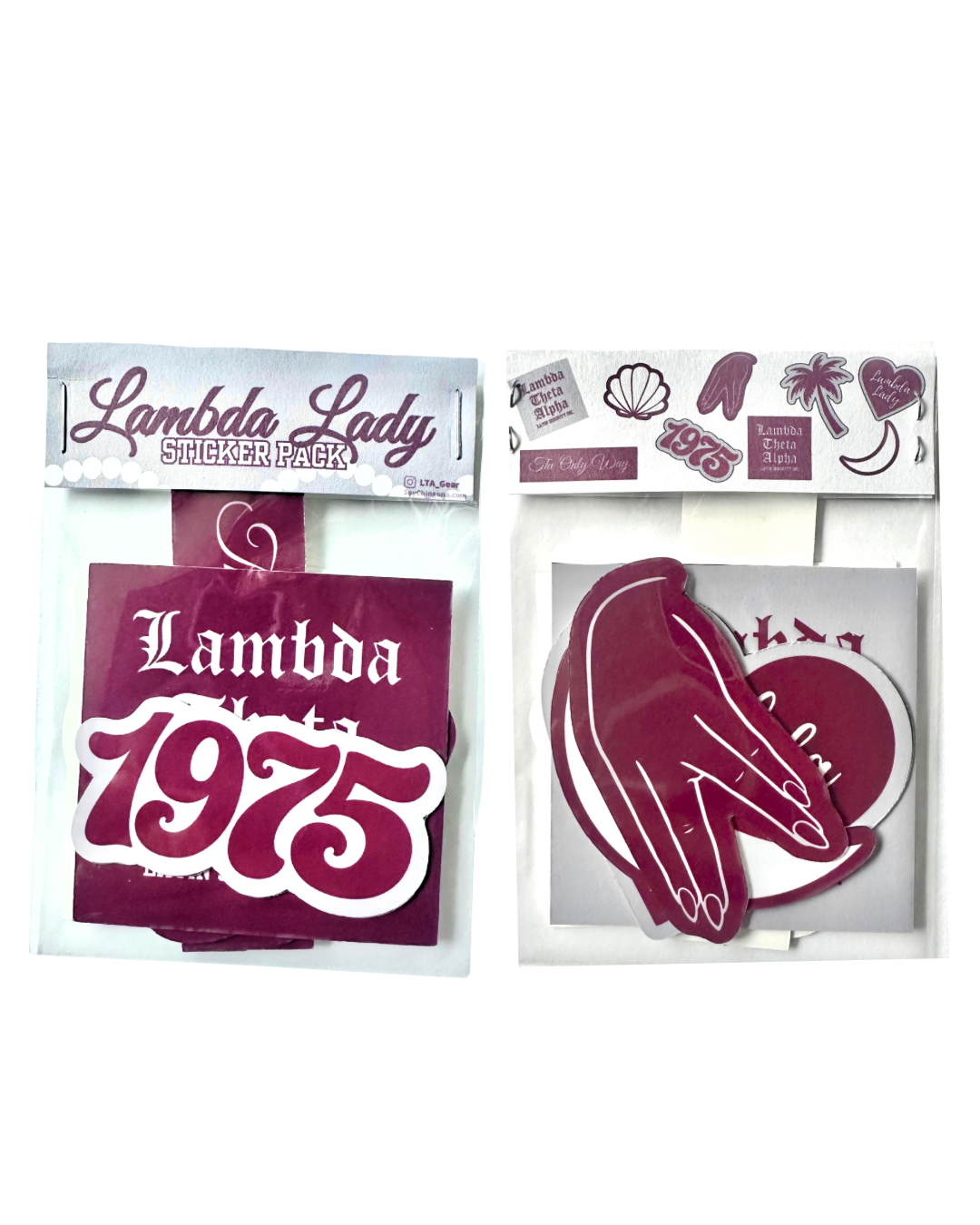 Lambda Lady Sticker Pack